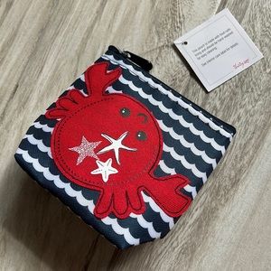 • 🦀 Thirty-One crab themed food safe zipper pouch •